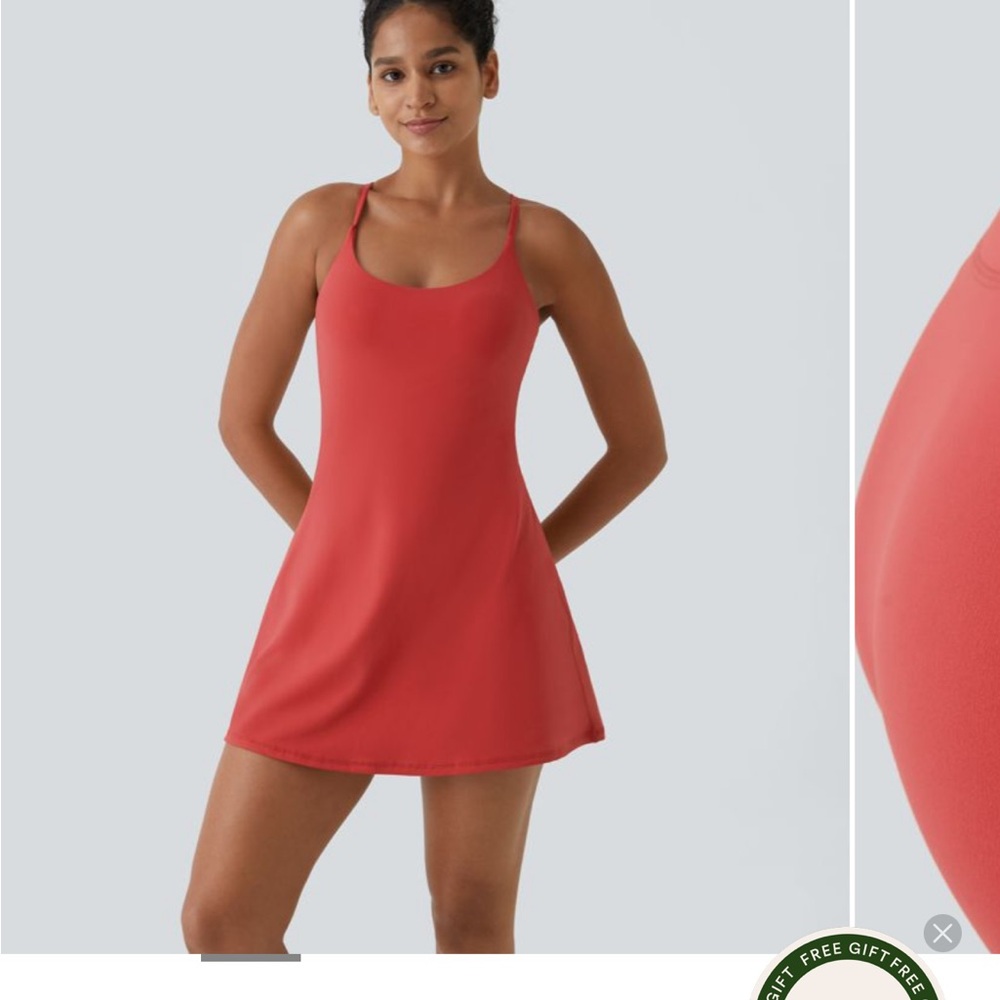 HALARA Red Chemise Sleepwear